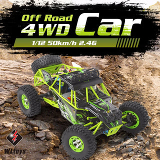  High-Speed 4WD Wltoys 1/12 RC Off-Road Car - 50km/h Adventure cashymart