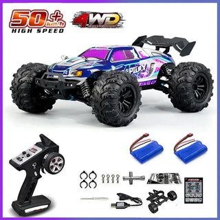  High-Speed 4x4 Remote Control Monster Truck with LED Lights cashymart