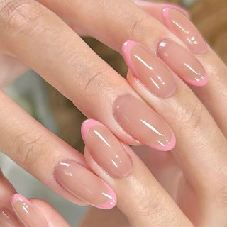  24PCS Pink Love Fake Nails cashymart