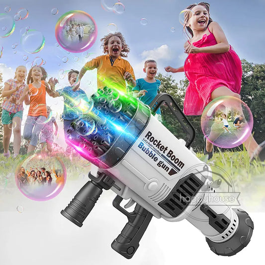  Bubble Gun Launcher with Colorful Lights cashymart