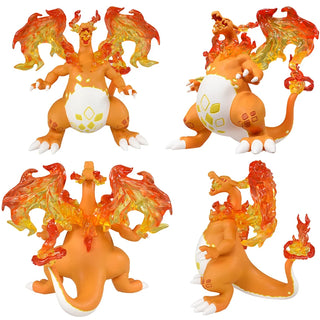  Pokemon Figure Gigantamax Charizard, Mega Charizard X, and Charmander PVC Action Toy cashymart