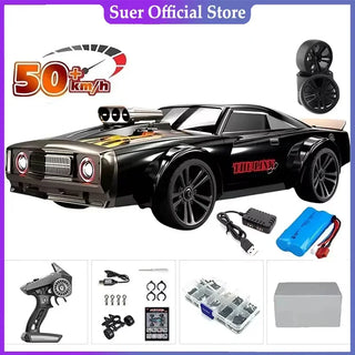  High-Speed 1:16 4WD LED Remote Control Off-Road Monster Truck cashymart