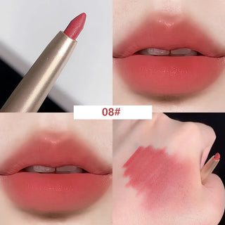  Auto Rotate Red Lip Liner Pencil Long Lasting Korean Makeup cashymart