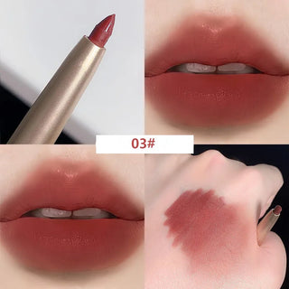  Auto Rotate Red Lip Liner Pencil Long Lasting Korean Makeup cashymart