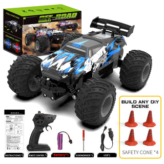  High-Speed Off-Road Remote Control Monster Truck with LED Lights cashymart