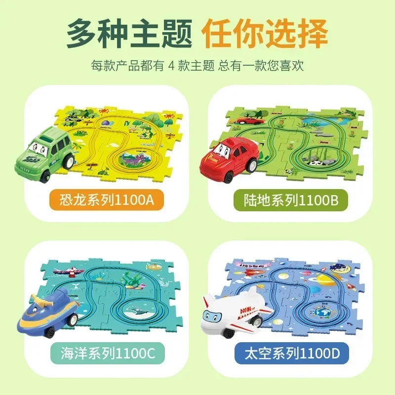  Kids Electric Rail Car Puzzle cashymart