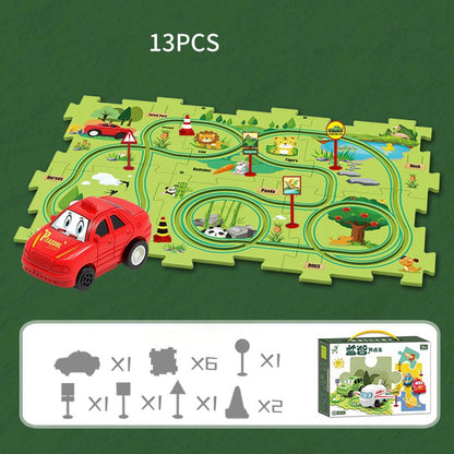  Children's Electric Rail Car Puzzle cashymart