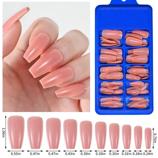  100pcs PINK Artificial Finger Nail Set cashymart