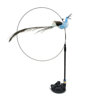  Interactive Peacock Cat Toy with Bell cashymart