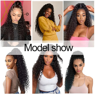  Synthetic 22 Inch Kinky Curly Ponytail Clip In cashymart
