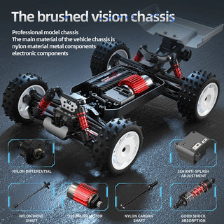  High-Speed S911PRO 1:16 4WD RC Drift Monster Truck cashymart