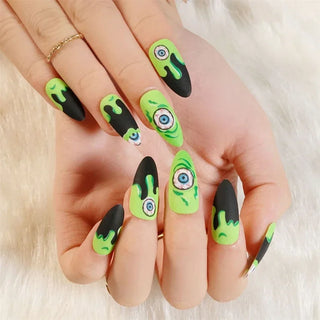  24 Spooktacular Press-On Nails cashymart