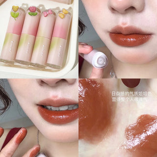  USLIKE Aura Lipstick Moisturizes Longlasting Glass Lips cashymart