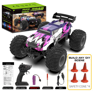  High-Speed Off-Road Remote Control Monster Truck with LED Lights cashymart