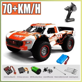  High-Speed JJRC Q130 1:16 4WD RC Car with Brushless Motor & Lights cashymart