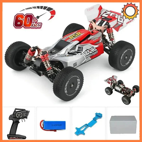 سيارة RC WLtoys 144001 1:14 عالية السرعة - مغامرة طرق وعرة بسرعة 60 كم/س
