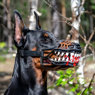 Scary Dog Muzzle with Horror Teeth cashymart