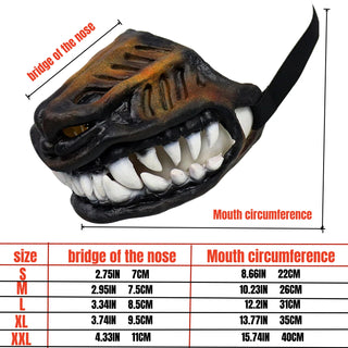 Scary Dog Muzzle with Horror Teeth cashymart