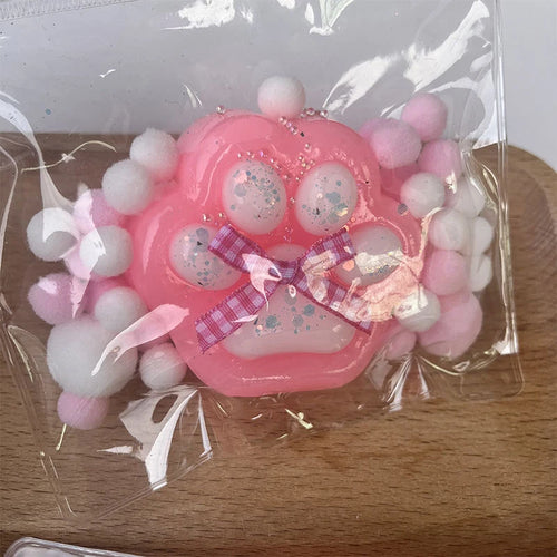 Kissan tassu mochi pehmeä fidget-lelu pehmolelu