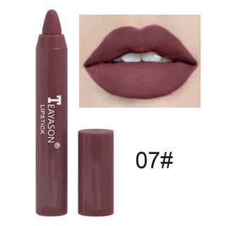  Nude Velvet Matte Lipstick Long Lasting Waterproof Color Rendering Non-stick Cup Lip Glaze Liner Pencil Woman Cosmetics cashymart