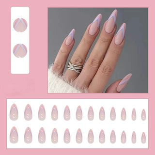  Glamorous Easy Press-On Nail Set cashymart