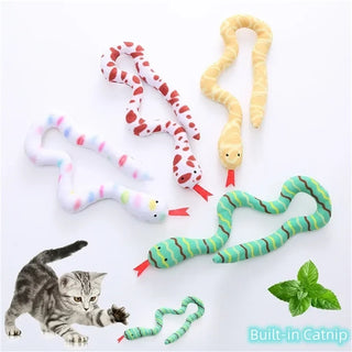  Plush Snake Catnip Toy cashymart