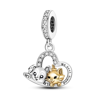  Charming 925 Silver Persian Cat Charms for DIY Bracelets & Necklaces cashymart