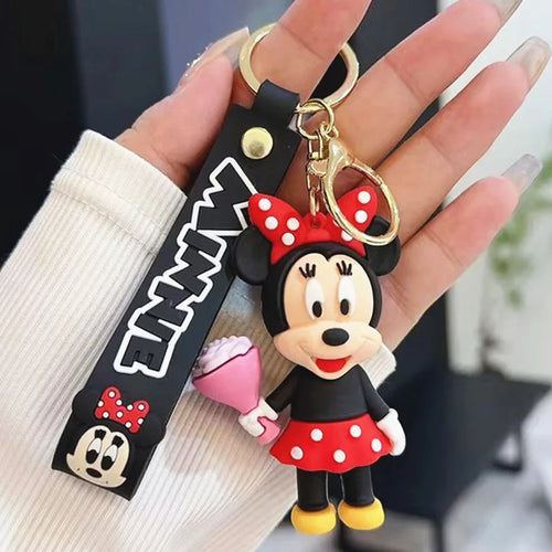 Anime Disney Keychain Mickey Minnie Lilo Stitch