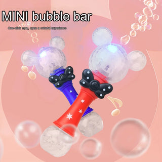  Miniso Cartoon Mickey Mouse Bubble Stick with Lights and Music cashymart