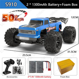  High-Speed 1:16 S909/S910 4WD RC Drift Monster Truck - 50KM/H Fun cashymart