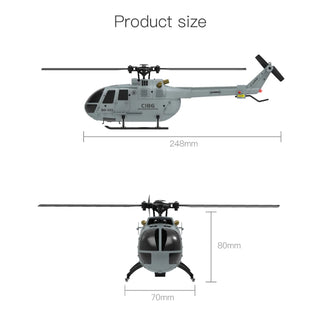  Stunt-Ready 4-Channel C186 RC Helicopter cashymart