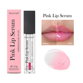  Ibcccndc Pink Lip Serum Lotion Moisturizes And Plumps Lips cashymart