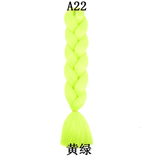 Extensiones de Cabello para Trenzar Sintético de 24 Pulgadas y 100g