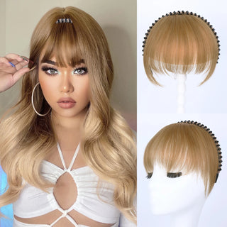  Real Human Hair Short Straight Bangs Extension cashymart