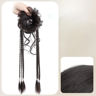  Chinese Flower Bud Synthetic Wig Hairpiece cashymart