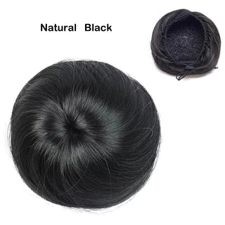  Adjustable Synthetic Hair Scrunchie Bun Extensions cashymart
