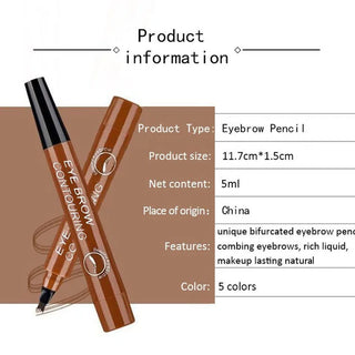  4 Splitted Head Eyebrow Pencil cashymart