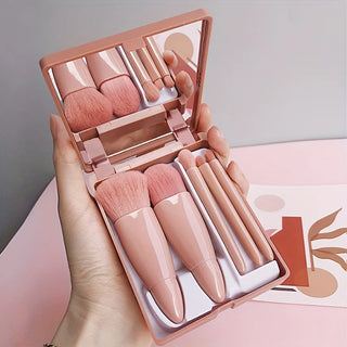  5Pcs Portable Makeup Brush Set Travel Kit cashymart