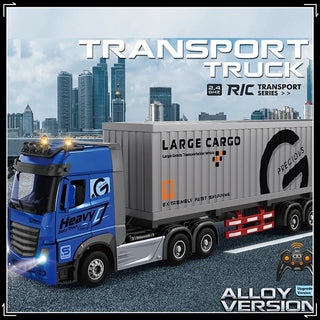 Remote-Controlled Double-Decker Truck with Music & Opening Doors