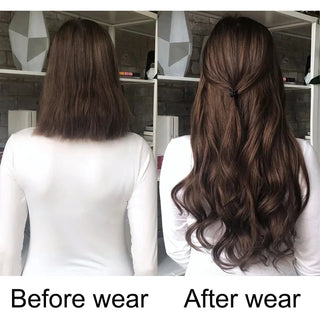 16 Clips 24 Inch Curly Hair Extensions