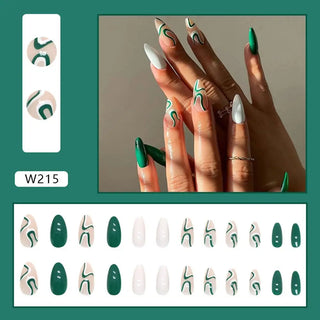  Glamorous Easy Press-On Nail Set cashymart