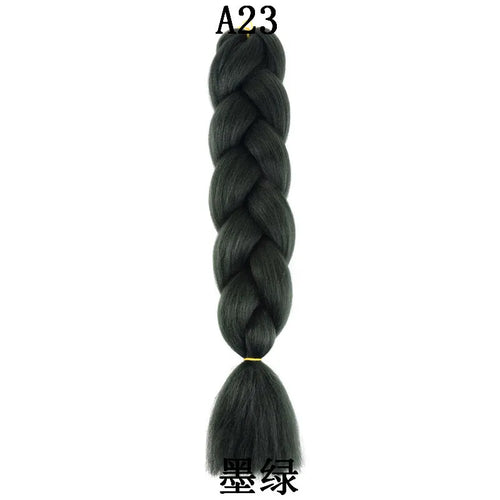 Extensiones de Cabello para Trenzar Sintético de 24 Pulgadas y 100g
