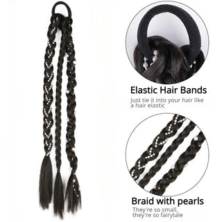  Fashion Cute Braid Head Rope Wig for Girls cashymart