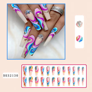  Floral Nail Art Press-Ons cashymart