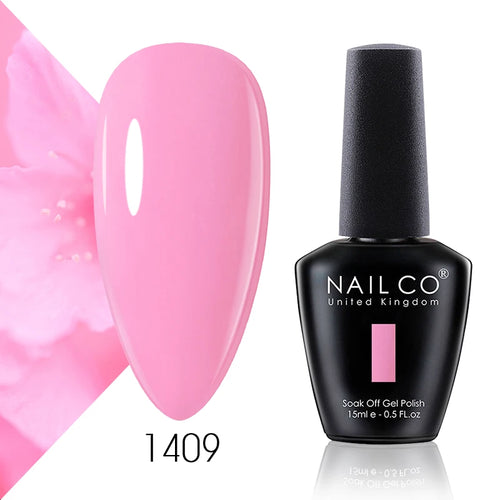 NAILCO 15ml UV Gel Topplack och Baslack Set