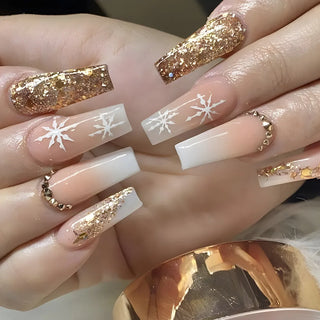  Holiday Glam Green Deer Nail Set cashymart