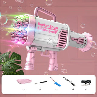  Bubble Gun Launcher with Colorful Lights cashymart