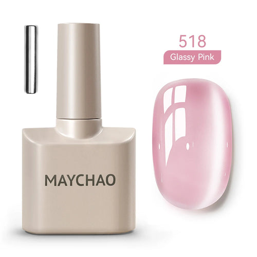 Maychao 12ml Cat Eye Gel Nail Polish Rainbow Effect