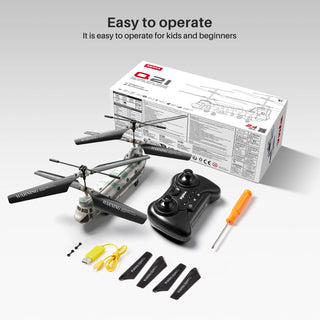  SYMA Q21 Military RC Helicopter cashymart