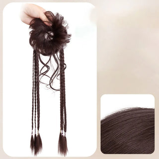  Chinese Flower Bud Synthetic Wig Hairpiece cashymart